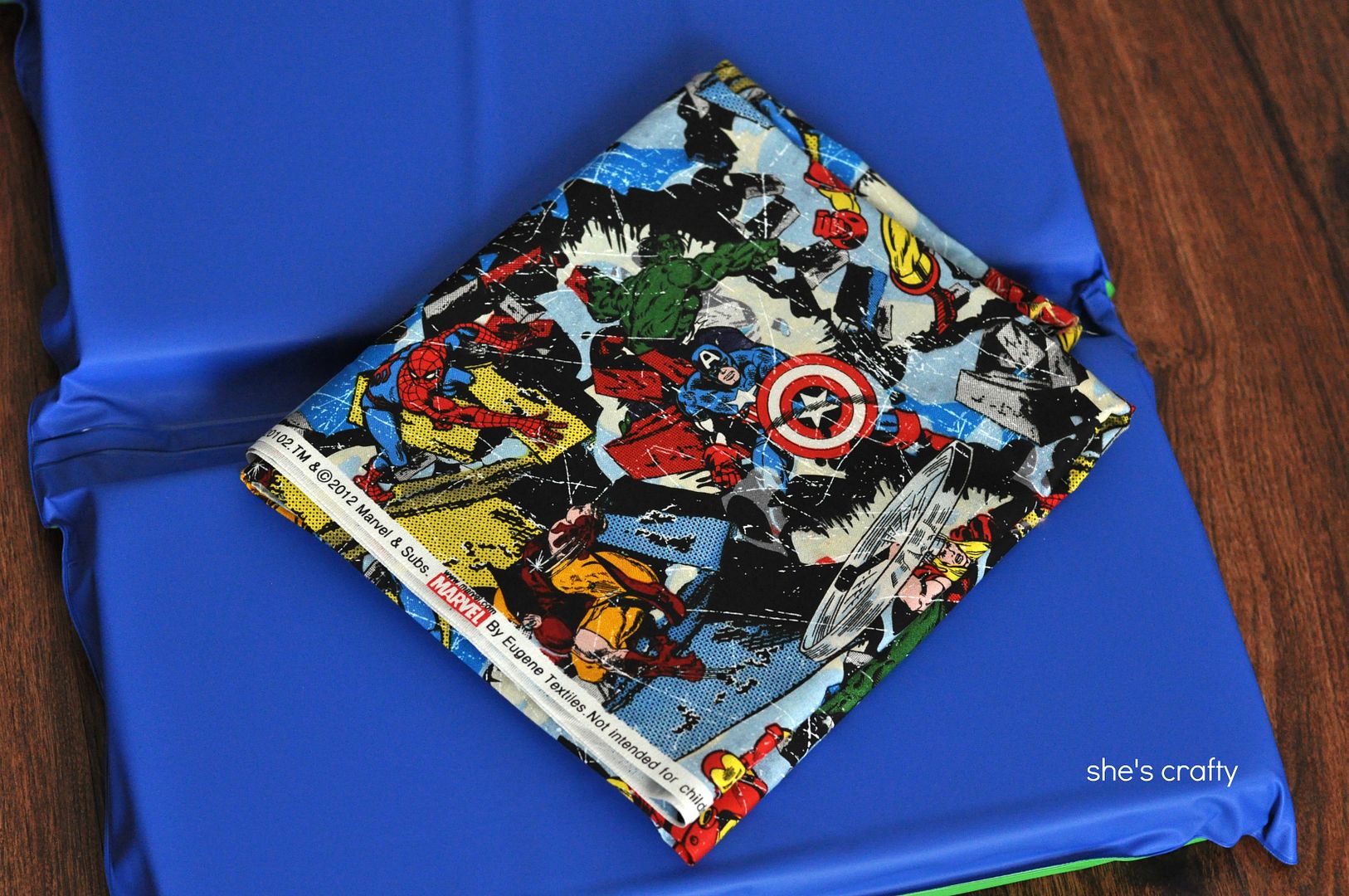 She's crafty Nap Mat Cover tutorial